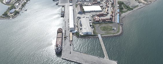 Aerial view of Cap Port Haitien