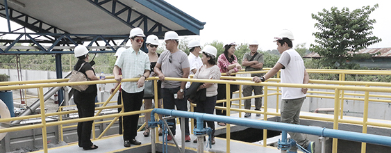 Rural Philippine water irrigation facility